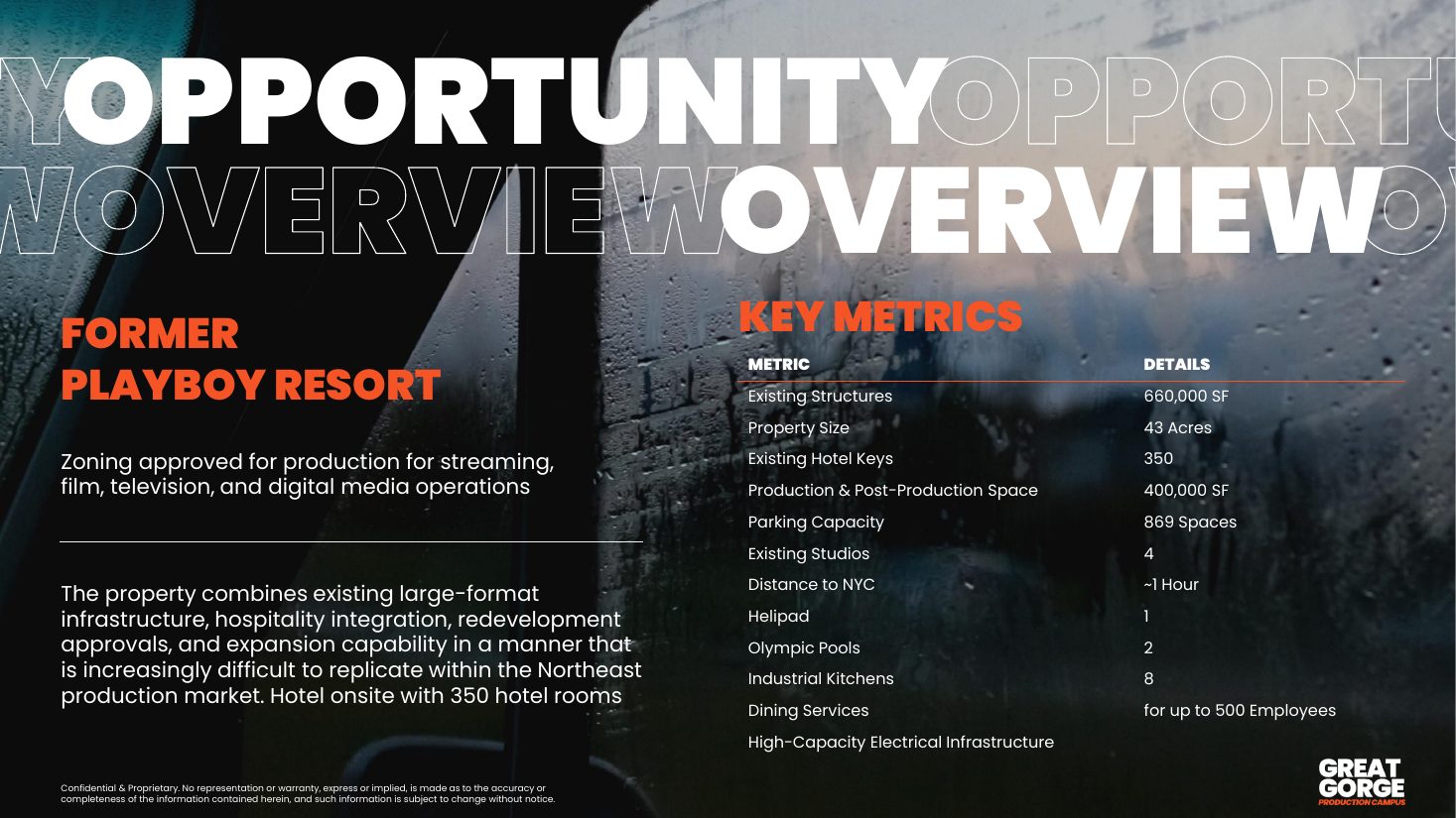 Great Gorge Films Investor Deck - slide 2