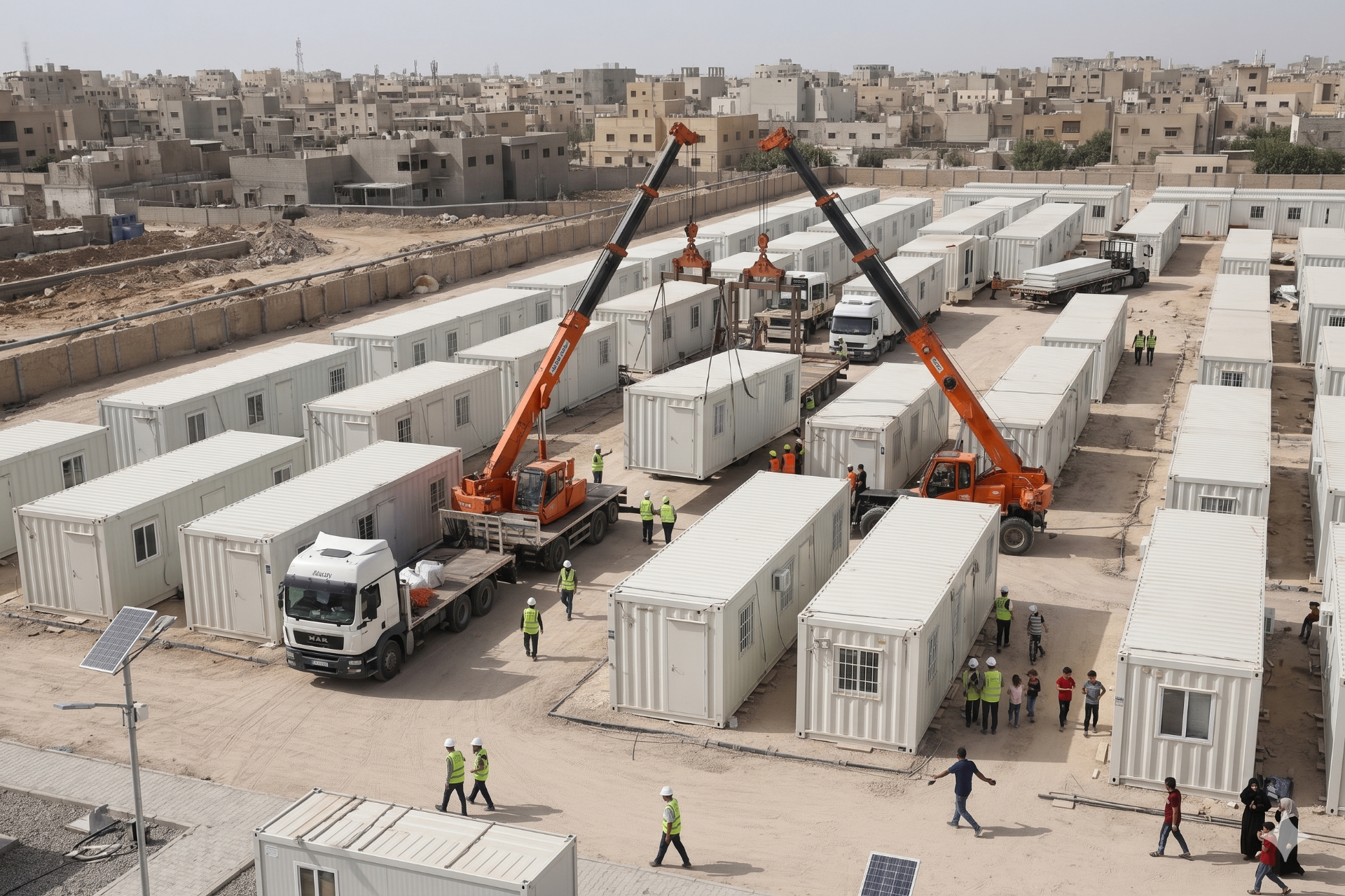 Coordinated humanitarian infrastructure execution